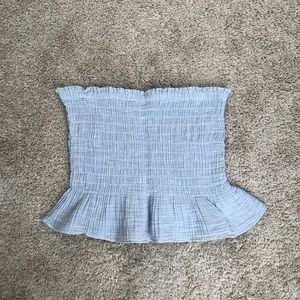 Blue tube top